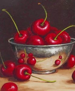 Red Cherries paint by number