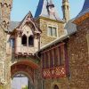 Reichsburg Cochem Germany paint by numbers