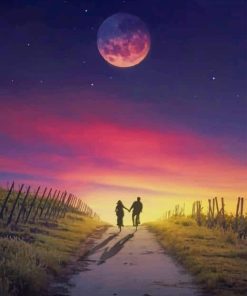 Romantic Cute Couple paint by numbers