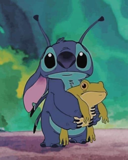 Sad Stitch paint by numbers