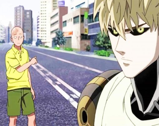 Saitama And Genos paint by numbers