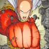 Saitama One Punch Man paint by numbers