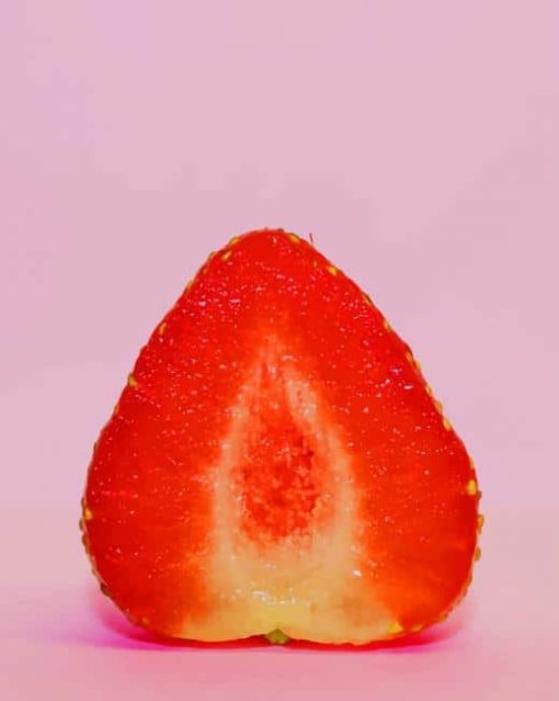 Sliced Strawberry painting by numbers