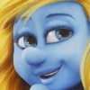 Smurfette Hair paint by numbers