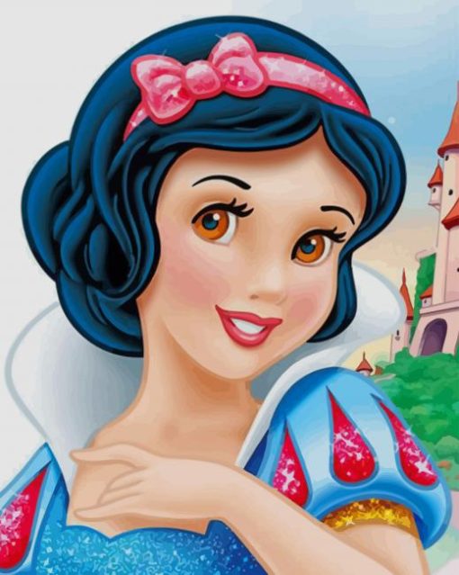 Snow White Princess paint by numbers