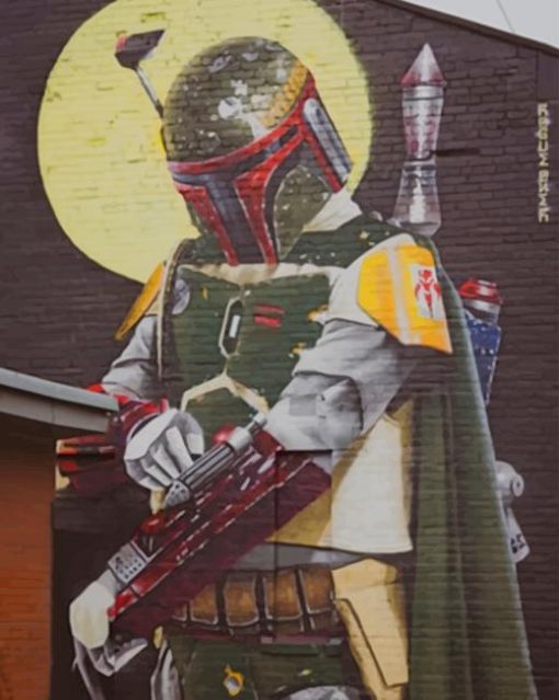 Star Wars Graffiti paint by numbers