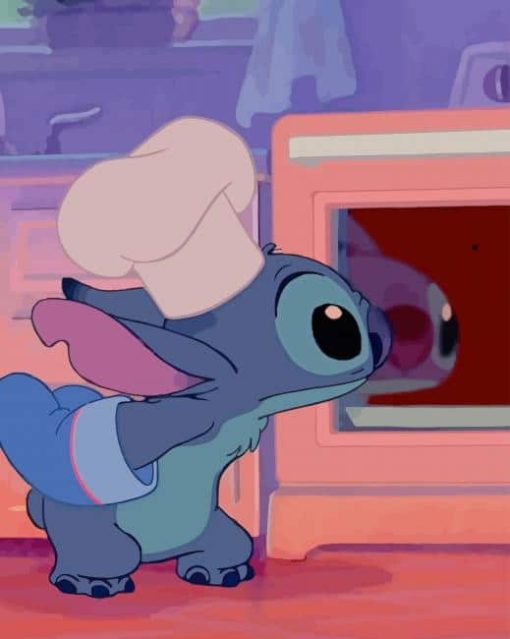 Stitch Disney paint by numbers