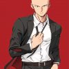 Suit up Saitama paint by numbers