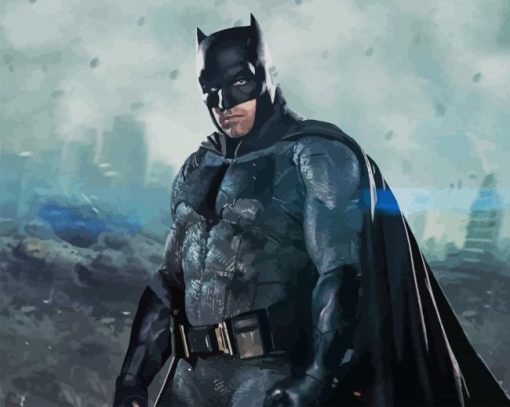 Superhero Batman paint by numbers