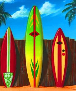 Surf Boards Collection paint by numbers