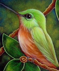 Sweet Hummingbirds paint by numbers