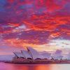 Sydney Australia Sunset paint by numbers