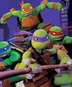 Teenage Mutant Ninja Turtles paint by numbers