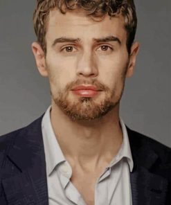 The English Actor Theo James paint by numbers