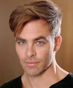 The American Actor Chris Pine paint by numbers