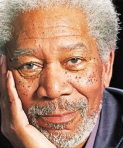 The American Actor Morgan Freeman paint by numbers