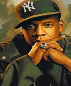 The Famous Rapper Jay-z paint by numbers