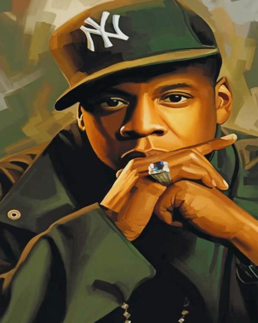 The Famous Rapper Jay-z paint by numbers