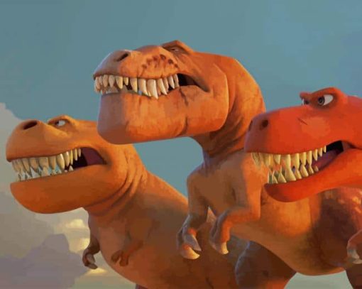 The Good Dinosaur Movie paint by number
