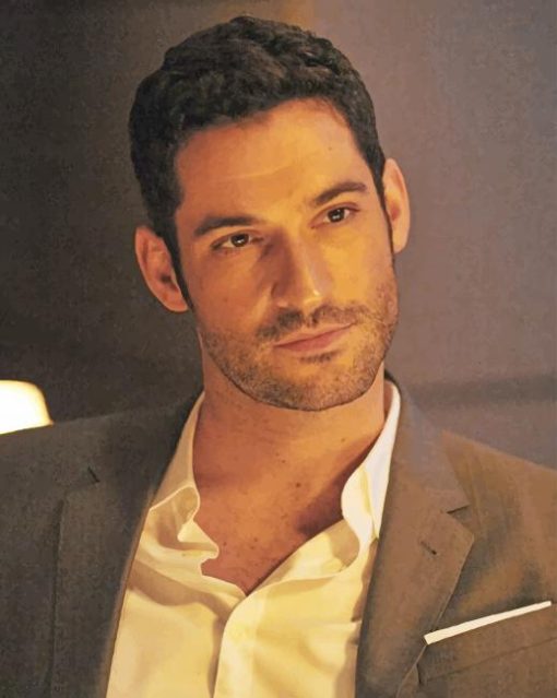 The Gorgeous Man Tom Ellis paint by numbers