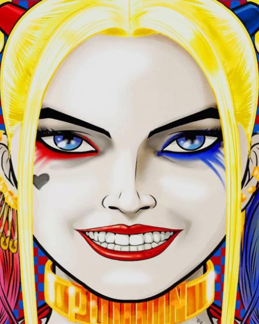 Thuddleston Harley Quinn paint by numbers