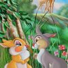 Thumper And Miss Bunny paint by numbers