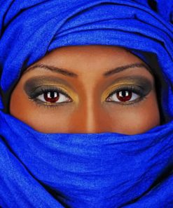 Tuareg Wman Eyes paint by numbers