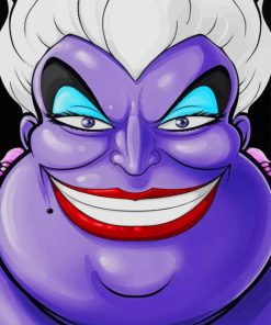 Ursula Mouth paint by numbers