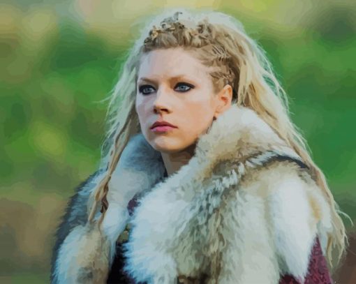 Vikings Lagertha paint by number