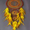 Yellow Dream Catcher paint by numbers