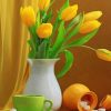 Yellow Tulip paint by numbers