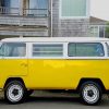 Yellow Classic Volkswagen Van paint by numbers
