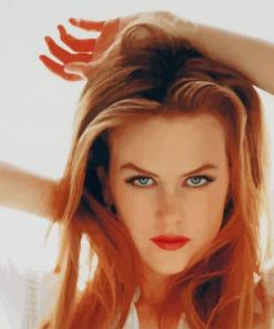Young Nicole Kidman paint by number