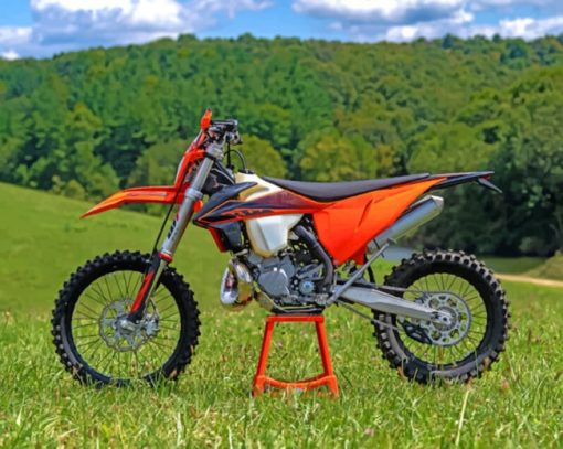 2020 KTM Motorcycles paint by numbers