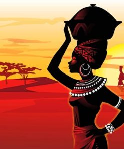 African Women Design paint by numbers