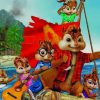 Alvin And The Chipmunks Movie painting by numbers