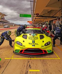 Aston Martin Race Car paint by numbers