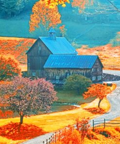 Autumn Country paint by numbers
