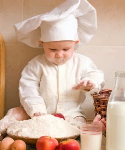 Baby Chef painting by numbers