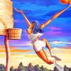 Basketball Player Girl paint by numbers