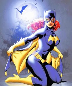 Batgirl Art paint by numbers