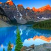 Moraine Lake painting by numbers