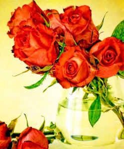 Beautiful Roses painting by numbers