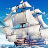 Beautiful Art Of Ship painting by numbers