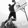 Black And White Basketball Player paint by numbers