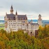 Neuschwanstein Castle In Germany paint by numbers