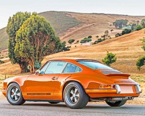 Classic Porsche 911 paint by numbers