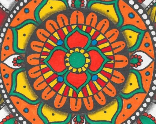 The Art Of Mandala paint by numbers