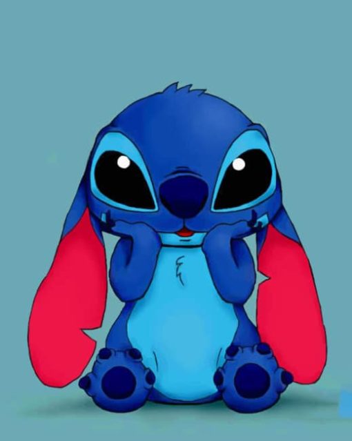 Cute Stitch paint by numbers