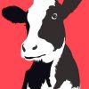 Pop Art Cow paint by numbers